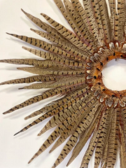 Natural Pheasant Star Wreath