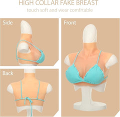 High Neck Silicone Breastplate