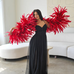 Deluxe Rooster Coque Feather Boa