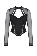 Punk Dark Studded Top