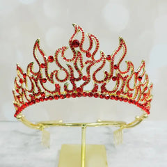 Flame of Holy Fire Rhinestone Tiara