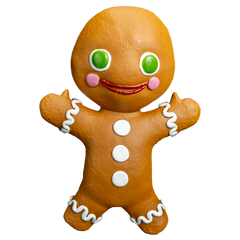 Krampus Gingerbread Man Prop