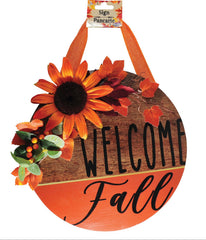 12" Fall Greeting Sign