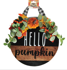 12" Fall Greeting Sign