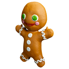 Krampus Gingerbread Man Prop