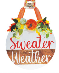12" Fall Greeting Sign