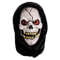 Chamber of Horrors Hooded Skull Latex Mask