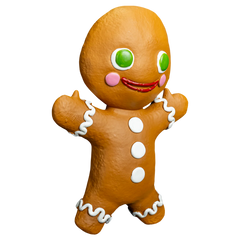 Krampus Gingerbread Man Prop