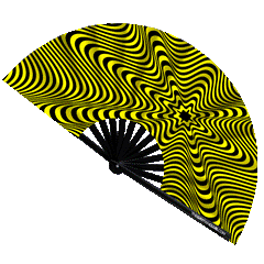 Stranger Danger UV Hand Fan