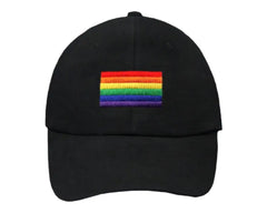 Rainbow Flag Black Baseball Hat