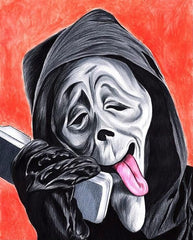 Scary Movie Reunion Event Illustration Print