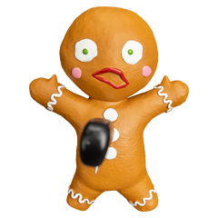 Krampus Gingerbread Man Magnet