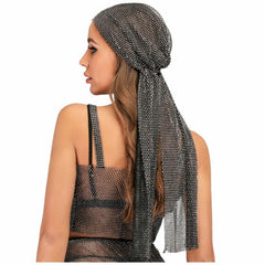 Mesh Rhinestone Headpiece