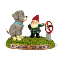 Pooping Dog Garden Gnome