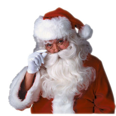 Deluxe Santa Wig And Beard Set