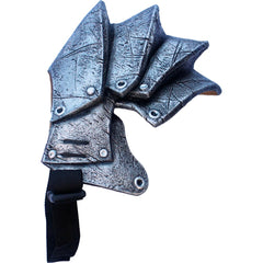 Silver Latex Pauldron