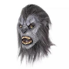 Grey Wolfman Latex Mask