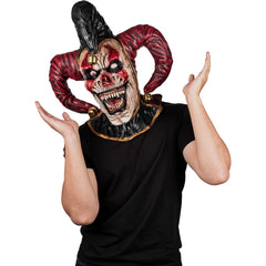 Evil Jester Latex Mask