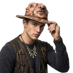 Serial Killer Human Faces Taxidermy Hat