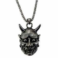 Horn Devil Face Necklace
