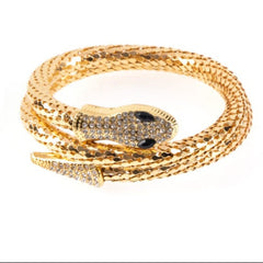 Gold Snake Mesh Chain Bracelet