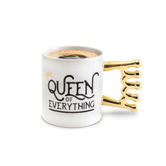 Queen of Everything Golden Crown Coffee Mug