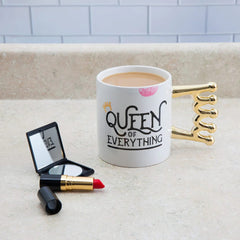 Queen of Everything Golden Crown Coffee Mug