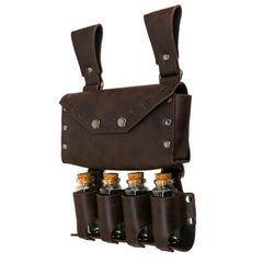 Medieval Brown Alchemy Potion Waist Bag