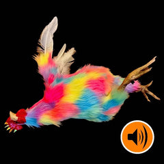 Funky Rainbow Chicken Prop with Siren