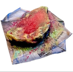 Rotted Beef Flank Meat Prop on Paper