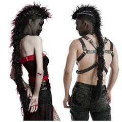 Punk Mesh Mohawk Full Hood