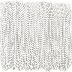 Mardi Gras White Pearl Beads