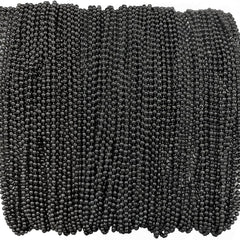 Mardi Gras Black Beads