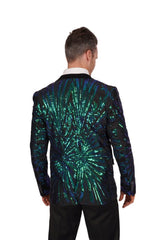 Black Sequined Rave Blazer