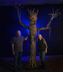 Haunted Tree LED Light Up Animatronic