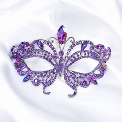 Bright Lavender Masquerade Ball Mask