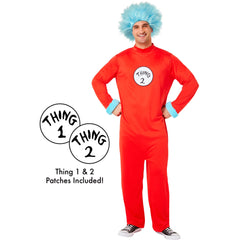 Dr. Seuss: Thing 1 & 2 Adult Jumpsuit