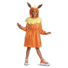 Pokemon: Flareon Girls Hooded Dress