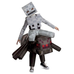 Classic Minecraft Spider Jockey Inflatable Kids Costume
