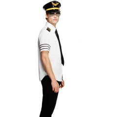 Classic Sexy Mile High Club Pilot Men's Costume