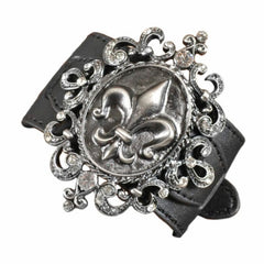 Fleur-De-Lis Cuff Bracelet