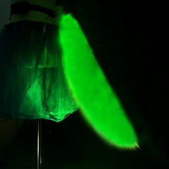 Multicolor LED Faux Fur Tail