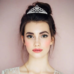 Rhinestone Paved Princess Tiara