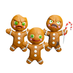 Krampus Gingerbread Man Prop