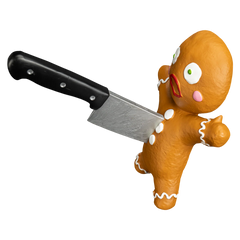 Krampus Gingerbread Man Magnet