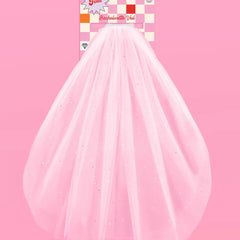 White Rhinestone Bridal Veil