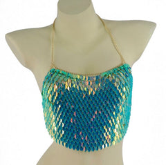 Leaf Mermaid Halter Top