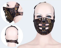 Copper Steampunk Face Mask