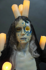 Candlestick Ghost Girl Zoe Light Up Blacklight Prop
