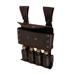 Medieval Brown Alchemy Potion Waist Bag